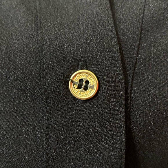 NWOT Calvin Klein || Woman’s blacksleeveless button down Top size Large - Picture 6 of 10